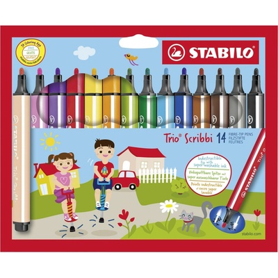 Stabilo Trio Scribbi 368/14 14 ks