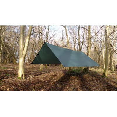 DD Hammocks Tarp 300 x 300 cm Oliva zelená – Sleviste.cz