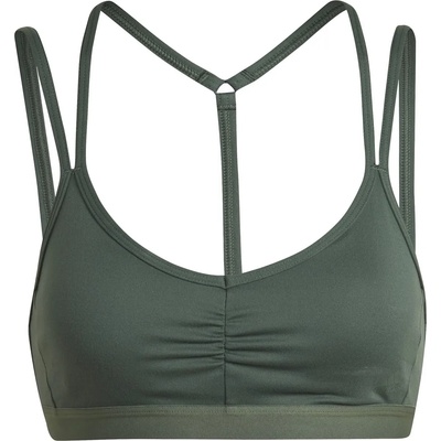 adidas Yoga Essentials Light-Support Bra Womens - Green Oxide