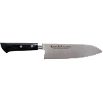 Satake Японски нож - SATAKE - ламинат дамаск - стомана VG10 - Santoku - 170mm