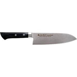 Satake Японски нож - SATAKE - ламинат дамаск - стомана VG10 - Santoku - 170mm