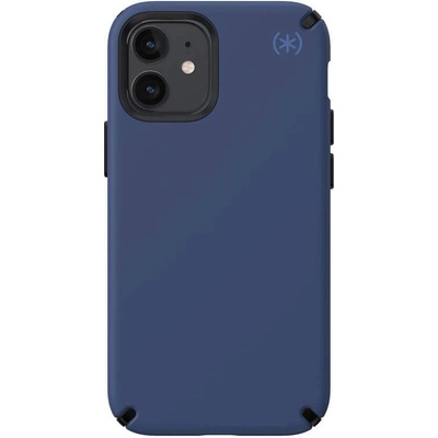 Speck Presidio 2 Pro Case - удароустойчив хибриден кейс за iPhone 12 Mini (тъмносин)