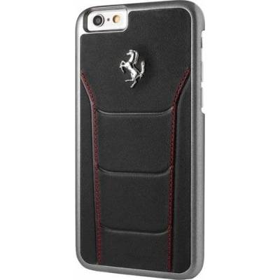 Ferrari Удароустойчив кейс Ferrari FESEHCP6BKR за Apple iPhone 6/6S, Черно-червен (FESEHCP6BKR)