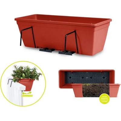 Сандъче за тераса (парапет) с куки