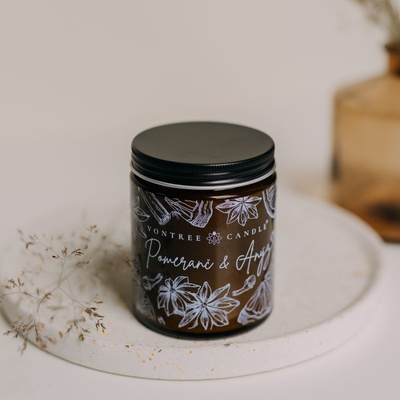 VONTREE CANDLE Pomeranč a Anýz 180 ml