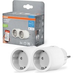 OSRAM - Комплект 2x умна розетка SMART+ MATTER SCHUKO 2300W/230V/10A Wi-Fi бяла (P228175)