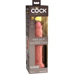 King Cock Elite 9 - реалистично дилдо с вакуум - 23см - телесен цвят