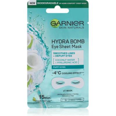 Garnier Skin Naturals Moisture+ Smoothness Eye Mask Грижа за очите 1pcs