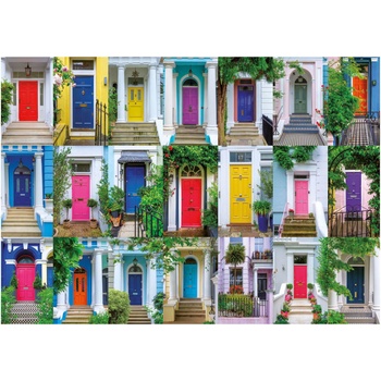 Educa - Puzzle Doors of Notting Hill - 1 000 piese