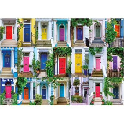 Educa - Puzzle Doors of Notting Hill - 1 000 piese
