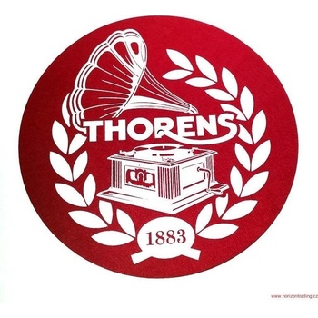 Thorens Slipmate Red Anti static Kvalitní slipmat s logem Thorens