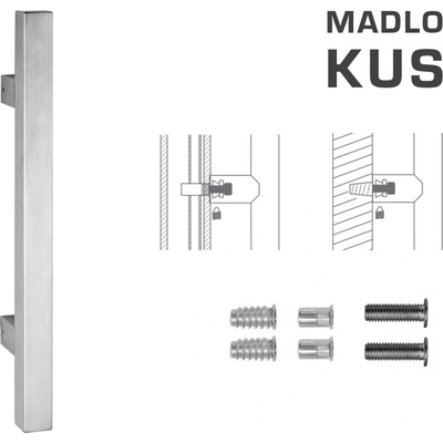 MPkovania FT - MADLO kód K31 25x25 mm SP ks Rozteč madla: 210 mm, Rozmer profilu madla: 25x25 mm, Dĺžka: 400 mm