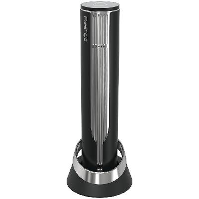 Maggiore, smart wine opener, 100% automatic, opens up to 70 bottles without recharging, foil cutter included, premium design, 480mAh battery, Dimensions D 48*H228mm, black + silver color (PWO104SL_EN)
