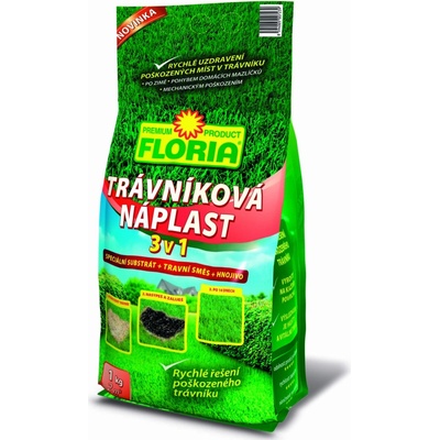 FLORIA Trávníková náplast 3 v 1 - 1 kg