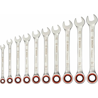 Bosch Sada ráčnových klíčů 10 ks 1600A02AU0