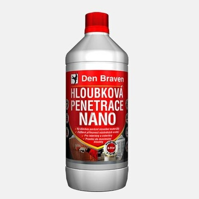Den Braven Hloubková penetrace NANO Varianta: Hloubková penetrace NANO, láhev 1 litr, Objem: 1 litr, obal: láhev