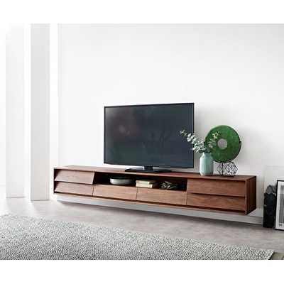 Delife Eloi 240x35 cm 2 dvířka 2 šuplíky podnož V