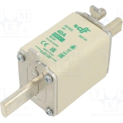 DF ELECTRIC 398145 Pojistka: tavná; 40A; 690VAC; aM; keramická; NH0S