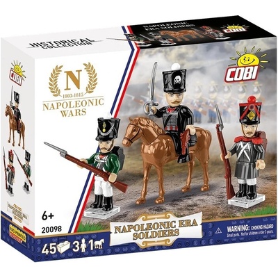 Cobi 20098 Vojaci napoleonskej éry 4 figúrky s doplnkami, 45 k