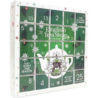 English Tea Shop Bio Adventný kalendár Puzzle zelený 25 kusov