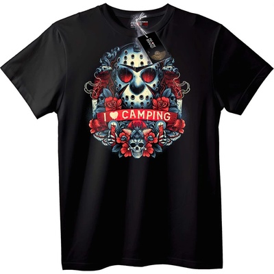 NOONEBRAND Тениска Лагерен череп - 5XL, White