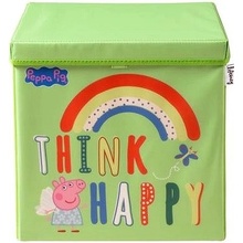 Lifeney box s vekom Prasátko Peppa Think Happy 33 x 33 x 33 cm