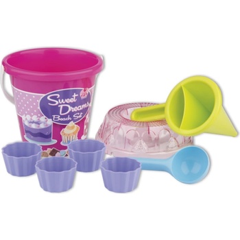 Androni Giocattoli Комплект за пясък с фуния - розов