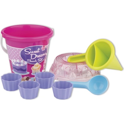 Androni Giocattoli Комплект за пясък с фуния - розов