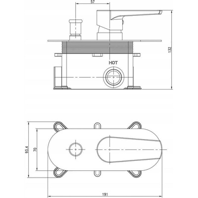 CERSANIT MODUO S951-338