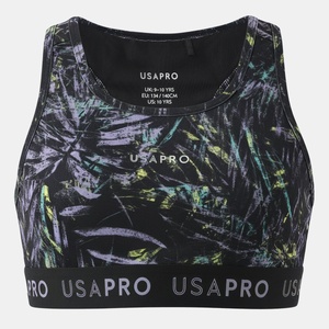 USA Pro Детска къса блуза USA Pro Fitness Crop Top Junior Girls - Supernova
