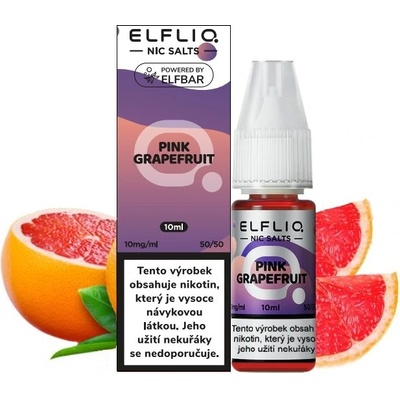 ELFLIQ Nic SALT Pink Grapefruit 10 ml 10 mg