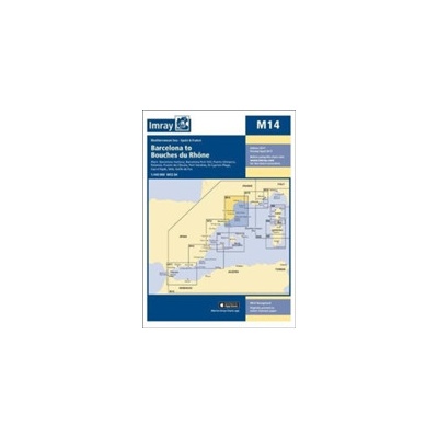 Imray Chart M14 - Barcelona to Bouches Du Rhone Imray Sheet map