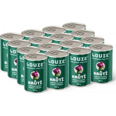 Louie Morčacie s brusnicami a paštrnákom 16 x 400 g