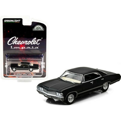 GreenLight Chevrolet Impala Sport Sedan 1967 černá 1:64