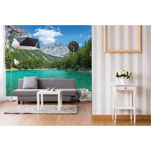 DIMEX ART Самозалепваща се флизелинова фототапета австрийско алпийско езеро 375 x 250 см