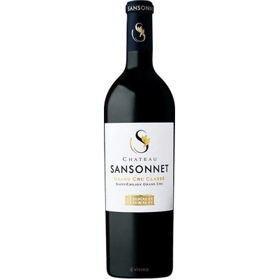 Château Sansonnet Grand Cru Classé 2019 14,5% 0,75 l (čistá fľaša)