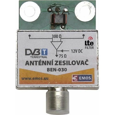 EMOS Anténní předzesilovač 30dB VHF / UHF 2507100700 – Zboží Živě