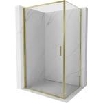 Mexen Exo-B отваряща се душ кабина 100 x 75 см, прозрачна, златна - 817-100-075-50-00 (817-100-075-50-00)