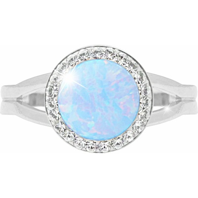 JSB Bijoux Opál s krištáľovými kameňmi Swarovski Light Blue 92700025l bl