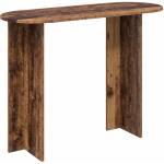 vidaXL Конзолна маса Старо дърво 100 x 39, 5 x 75 см (8001156)