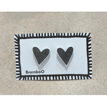 BramboO náušnice Srdíčka 28715