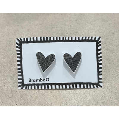 BramboO náušnice Srdíčka 28715