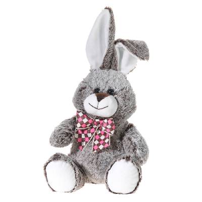 Кафяво зайче с карирана панделка 30 см - Heunec