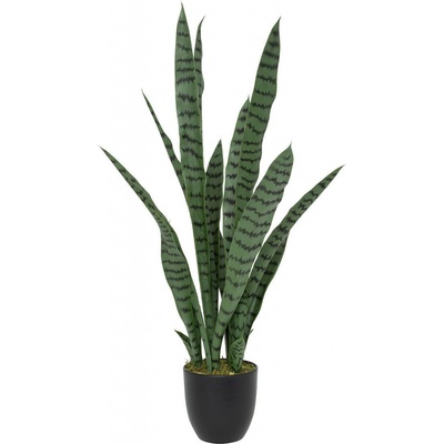 Atmosphera Umělá pokojová rostlina sansevieria TOBY, 90 cm zelená