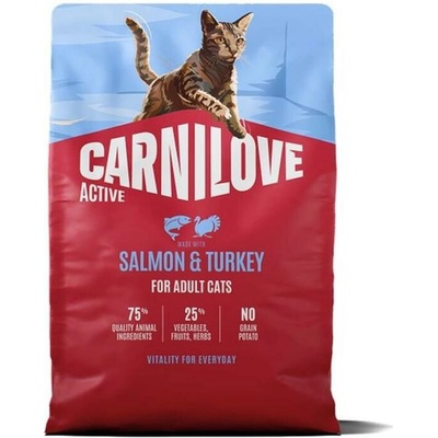 CARNILOVE Cat Active Salmon and Turkey Adult Cats 2 kg