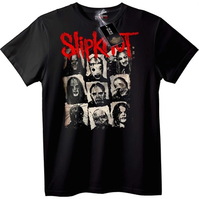 NOONEBRAND Тениска Slipknot ужасни лица - 5XL, Black