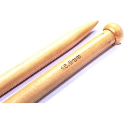 KOH-I-NOOR Pletací jehlice dřevěné 16mm