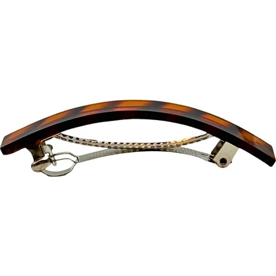 Francouzská spona do vlasů hnědá 0017 – Zboží Mobilmania