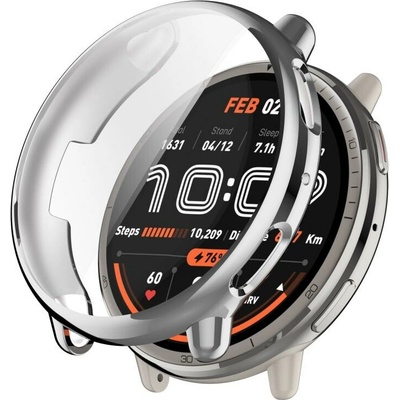 VSETKONAMOBIL 105091 TPU FULL COVER Kryt pre Amazfit Active 2 strieborný