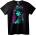 NOONEBRAND Тениска Неонова Стиймпанк Дама - 2XL, Black